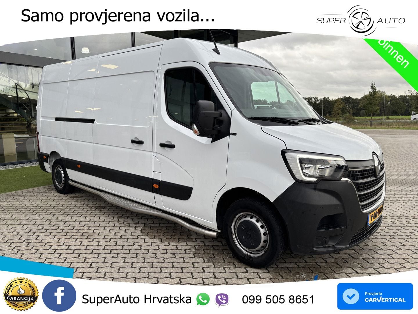 Renault Master 135 L3H2 Achteruitrijcamera + PostNL inri 136 KS