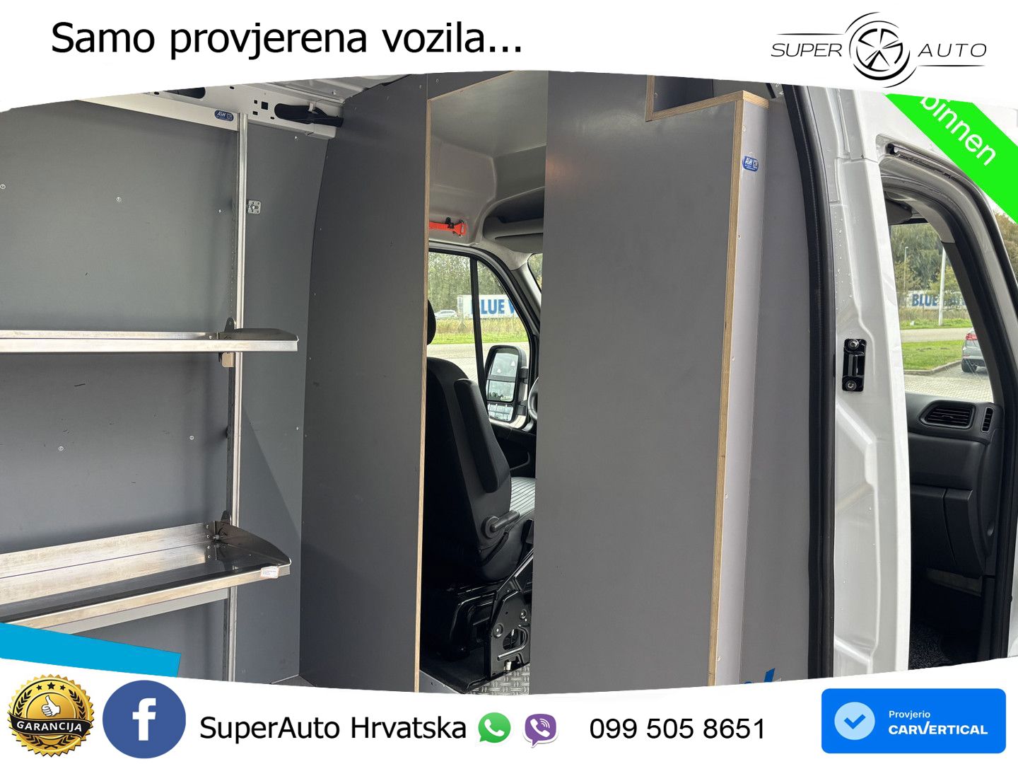 Renault Master 135 L3H2 Achteruitrijcamera + PostNL inri 136 KS