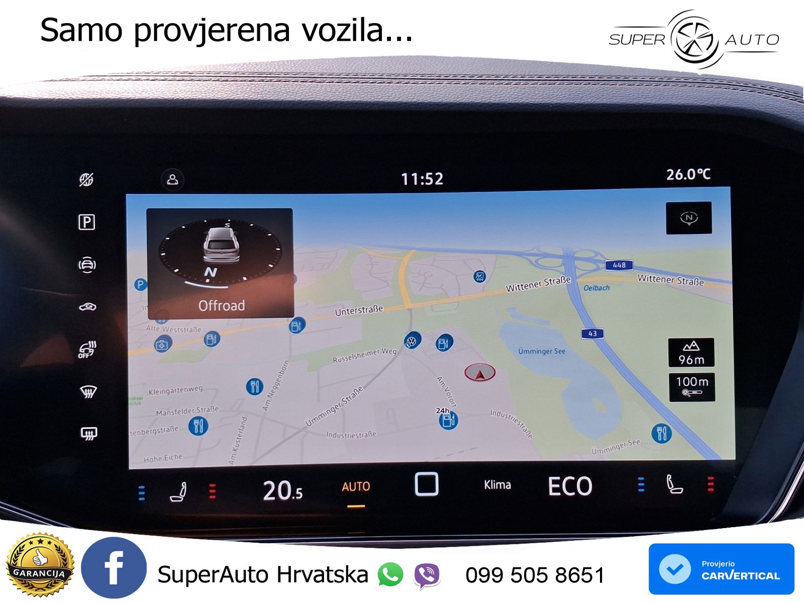 Volkswagen Touareg 3.0 V6 TDI (286 KS) 4MOTION Tiptronic ZRAČNI+ACC+GR SJED+KAM+PANO