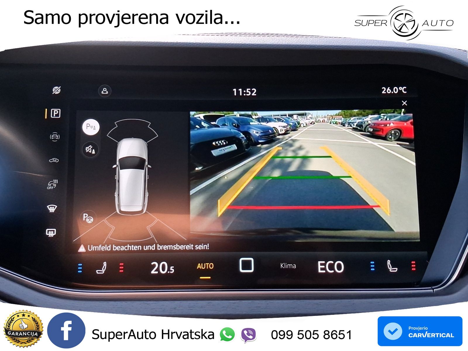 Volkswagen Touareg 3.0 V6 TDI (286 KS) 4MOTION Tiptronic ZRAČNI+ACC+GR SJED+KAM+PANO