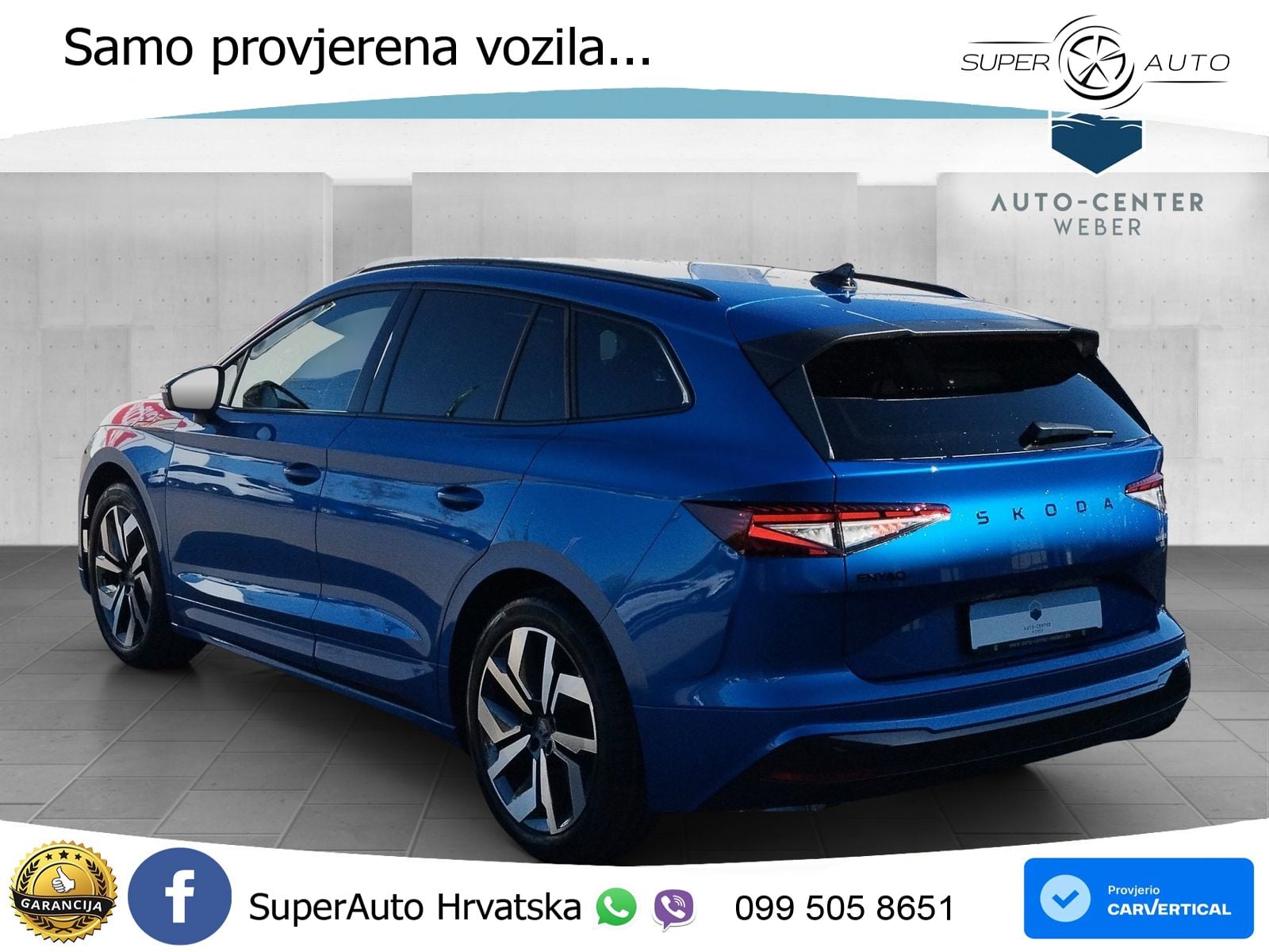 Škoda Enyaq 85 82 kWh (286 KS) SportLine LED+GR SJED+ACC