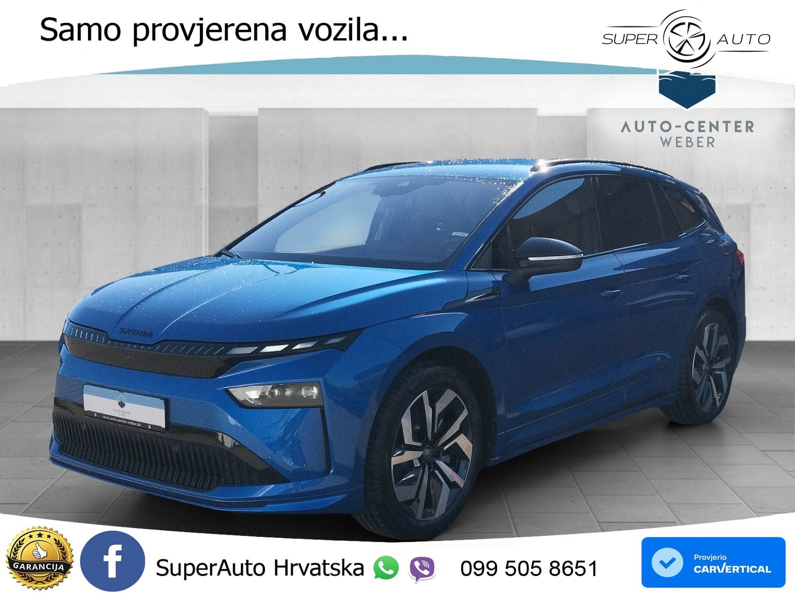 Škoda Enyaq 85 82 kWh (286 KS) SportLine LED+GR SJED+ACC