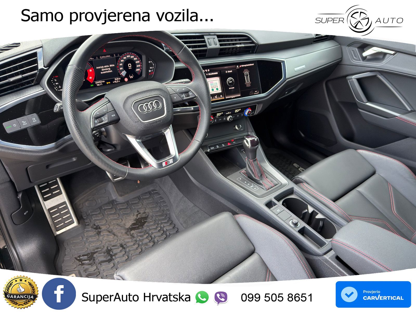 Audi Q3 40 TDI (200 KS) quattro S tronic S line LED+GR SJED+ACC