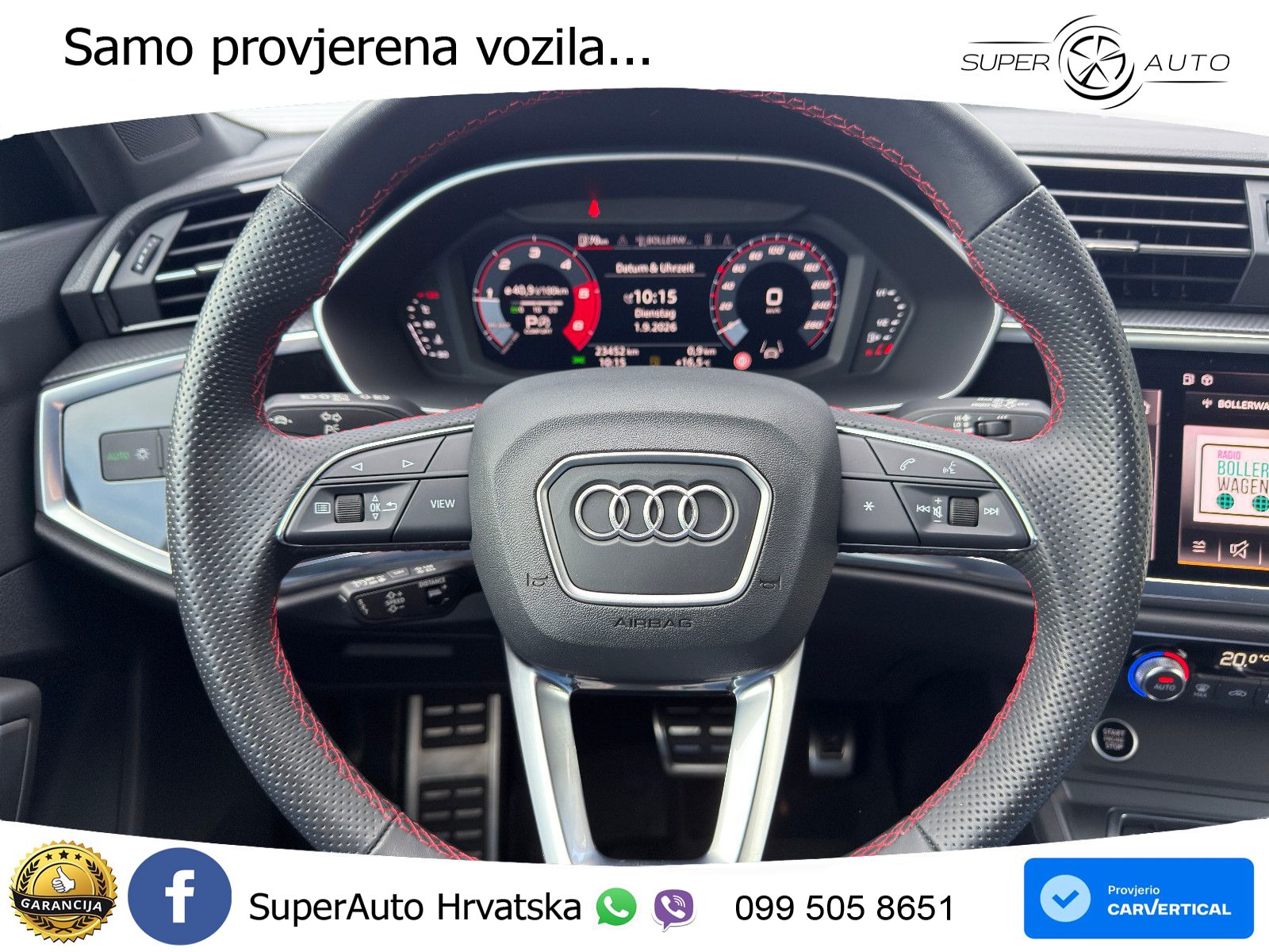 Audi Q3 40 TDI (200 KS) quattro S tronic S line LED+GR SJED+ACC