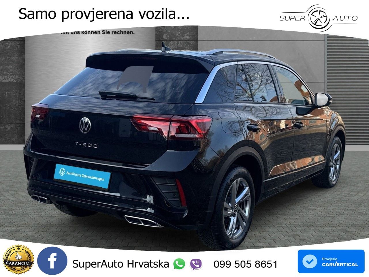Volkswagen T-Roc 1.5 TSI (150 KS) DSG R-Line LED+GR SJED+ACC