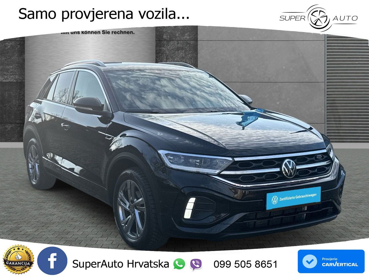 Volkswagen T-Roc 1.5 TSI (150 KS) DSG R-Line LED+GR SJED+ACC