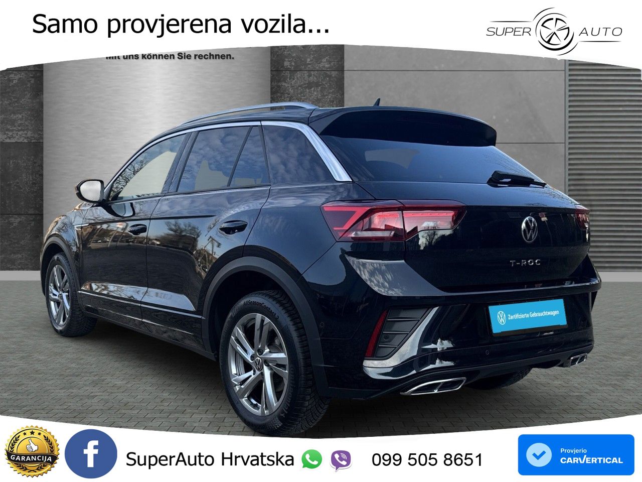 Volkswagen T-Roc 1.5 TSI (150 KS) DSG R-Line LED+GR SJED+ACC