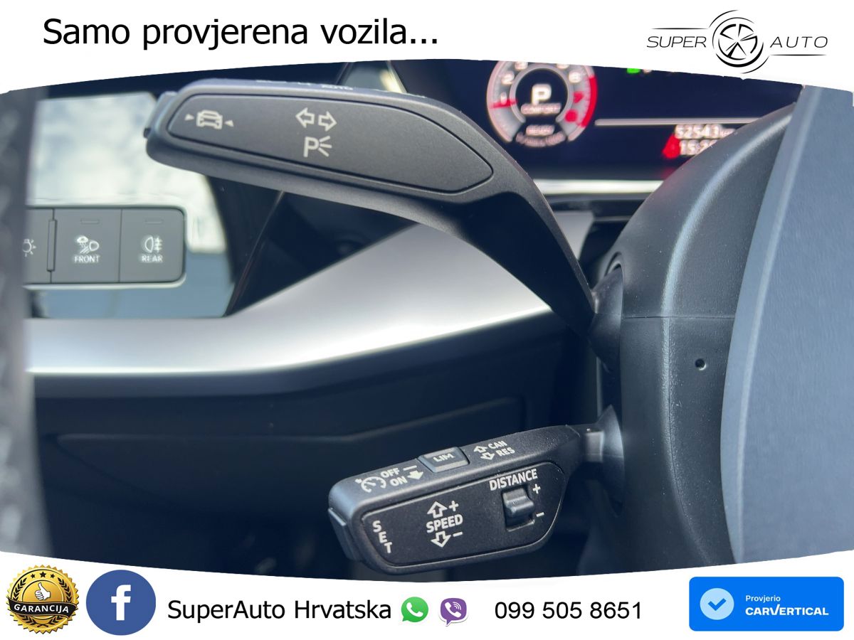 Audi A3 40 TFSI (190 KS) quattro S tronic advanced MATRIX+GR SJED+KAM