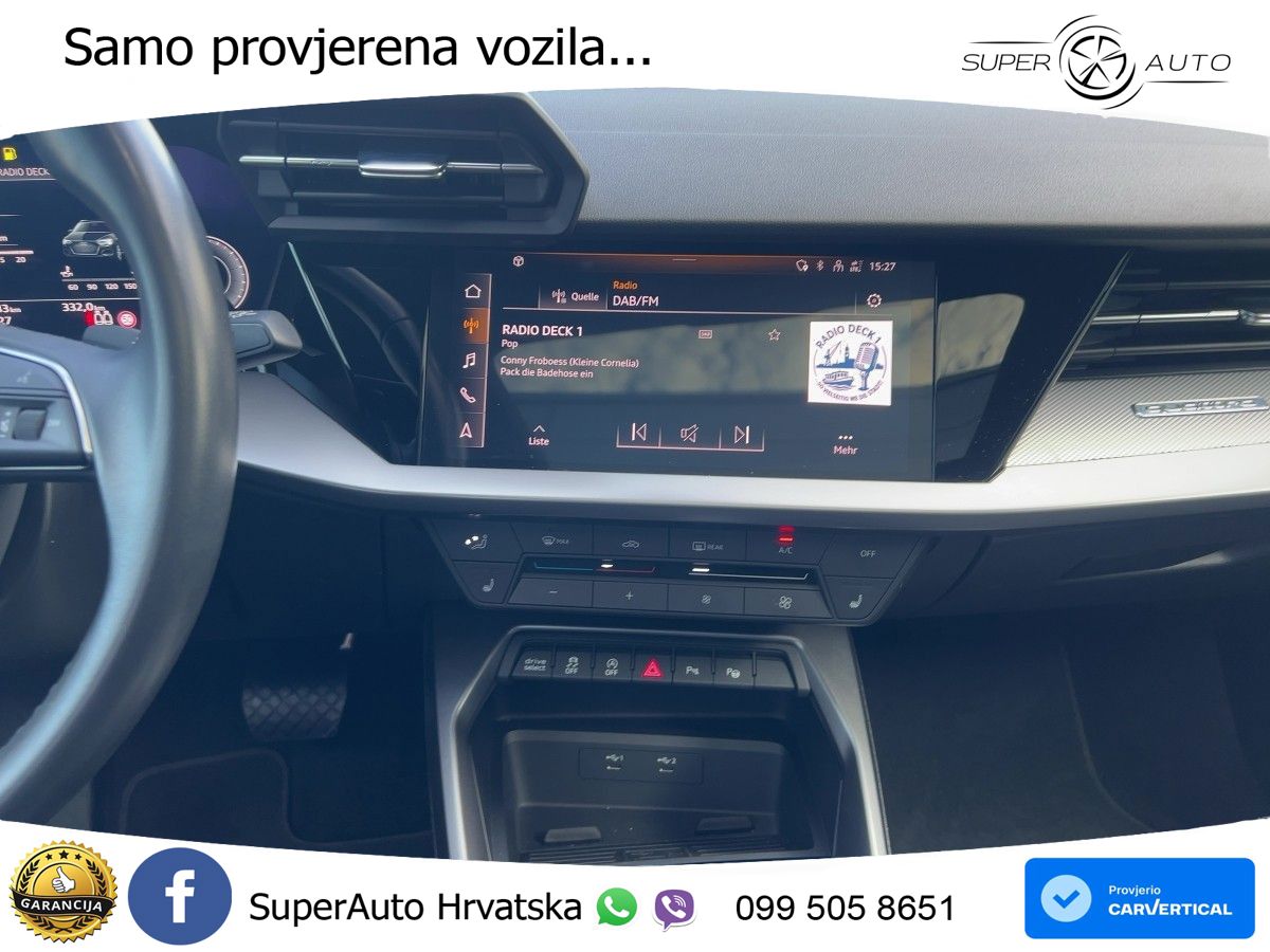 Audi A3 40 TFSI (190 KS) quattro S tronic advanced MATRIX+GR SJED+KAM