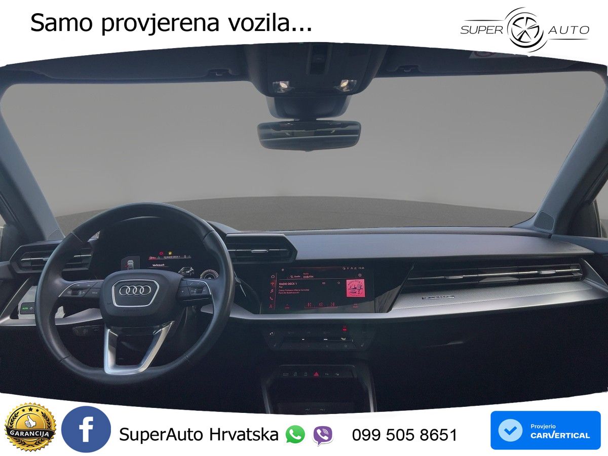 Audi A3 40 TFSI (190 KS) quattro S tronic advanced MATRIX+GR SJED+KAM