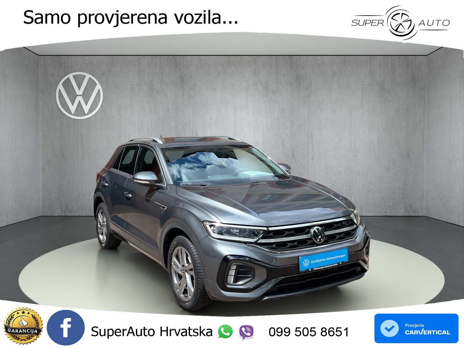 Volkswagen T-Roc 1.5 TSI (150 KS) R-Line LED+GR SJED+ACC
