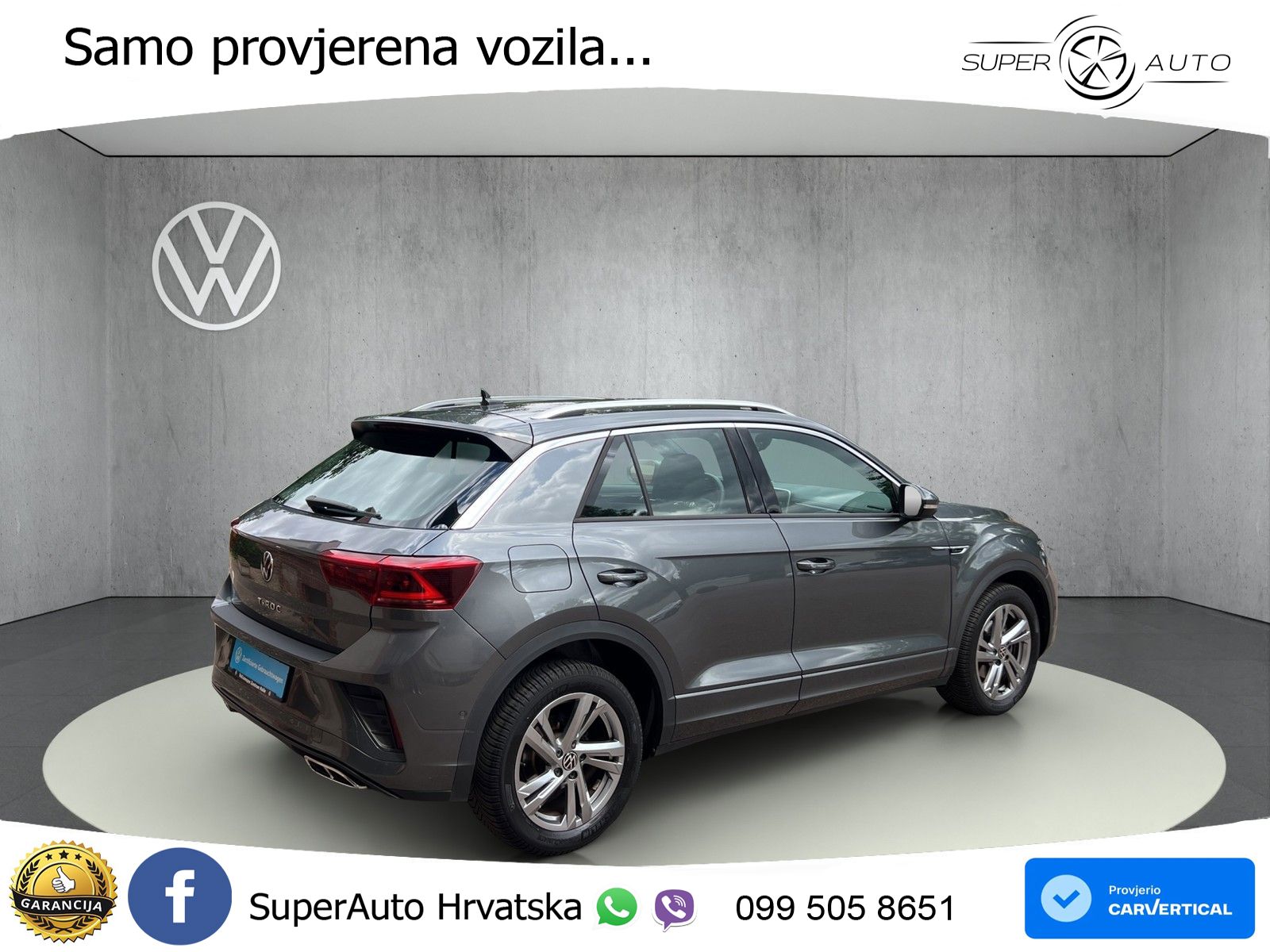 Volkswagen T-Roc 1.5 TSI (150 KS) R-Line LED+GR SJED+ACC