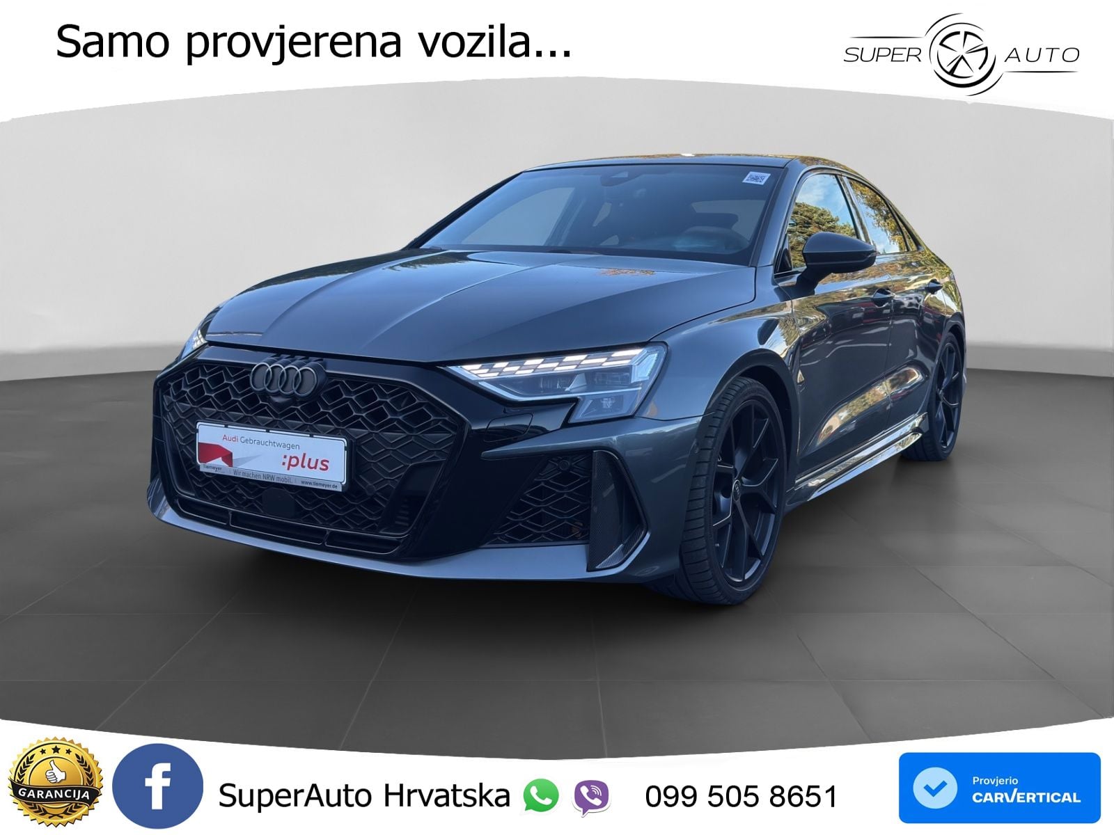 Audi RS3 Sedan 2.5 TFSI (400 KS) quattro S tronic LED+GR SJED+ACC