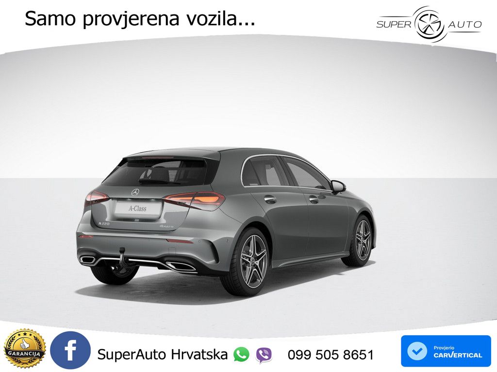 Mercedes-Benz A 220 4MATIC 8G-DCT AMG LED+GR SJED+ACC