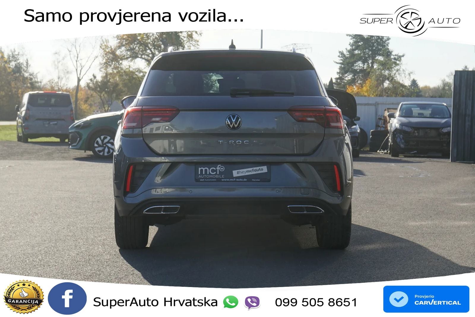 Volkswagen T-Roc 1.5 TSI (150 KS) DSG R-Line LED+GR SJED+ACC
