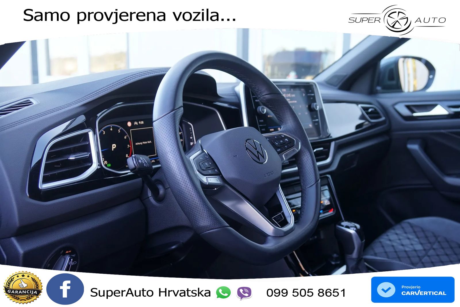 Volkswagen T-Roc 1.5 TSI (150 KS) DSG R-Line LED+GR SJED+ACC