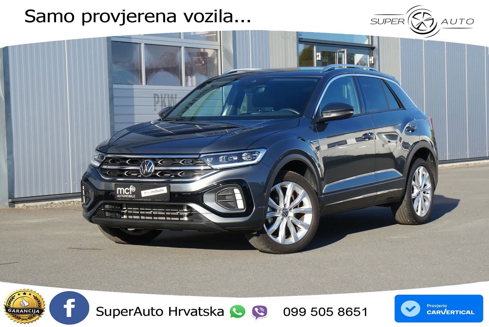 Volkswagen T-Roc 1.5 TSI (150 KS) DSG R-Line LED+GR SJED+ACC