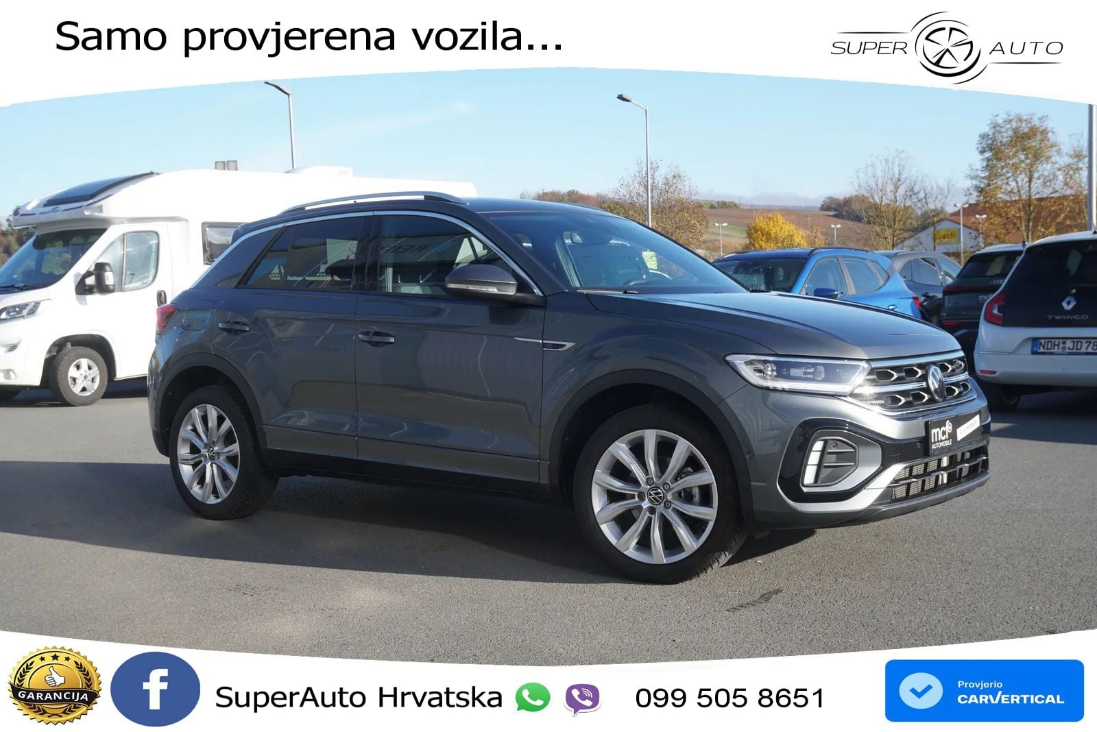 Volkswagen T-Roc 1.5 TSI (150 KS) DSG R-Line LED+GR SJED+ACC