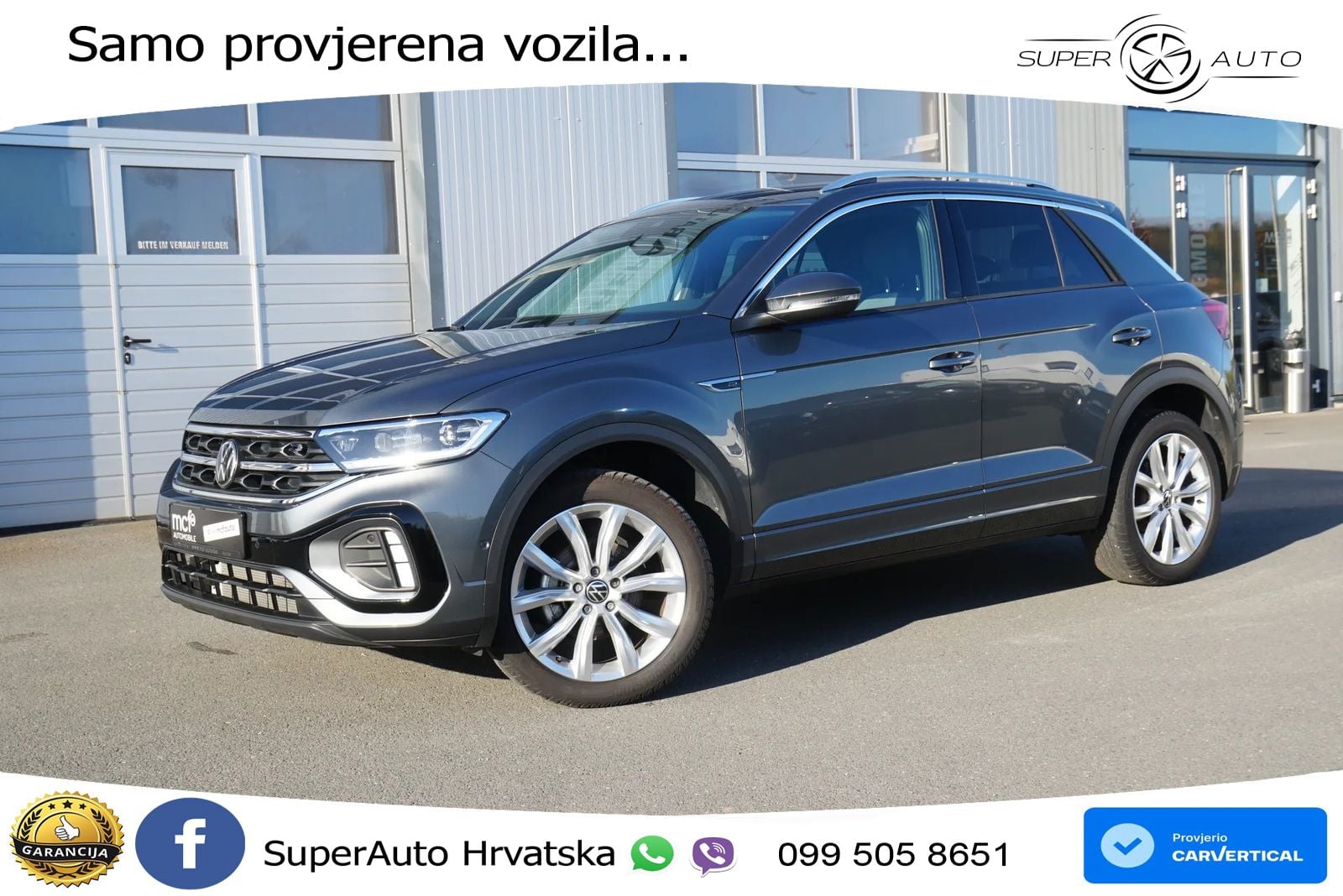 Volkswagen T-Roc 1.5 TSI (150 KS) DSG R-Line LED+GR SJED+ACC