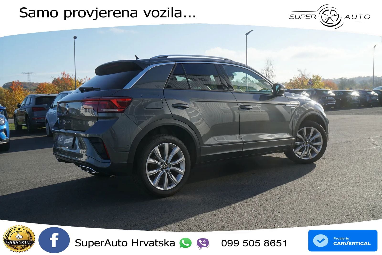 Volkswagen T-Roc 1.5 TSI (150 KS) DSG R-Line LED+GR SJED+ACC