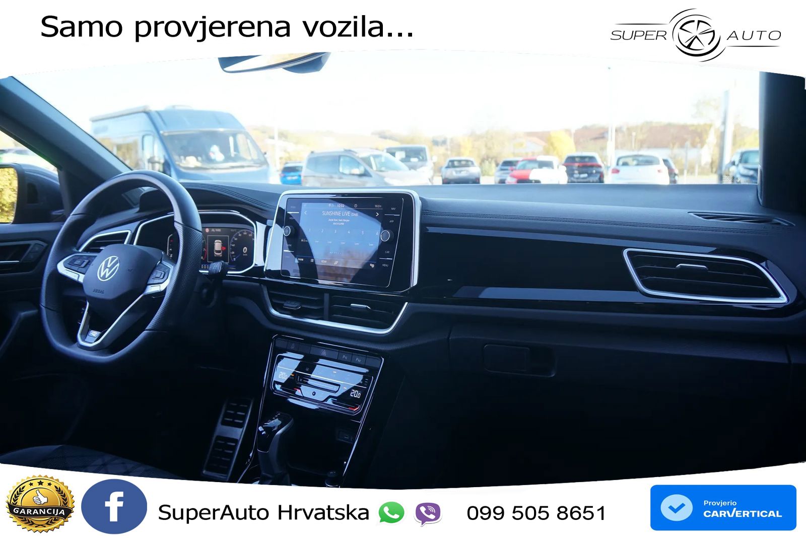 Volkswagen T-Roc 1.5 TSI (150 KS) DSG R-Line LED+GR SJED+ACC