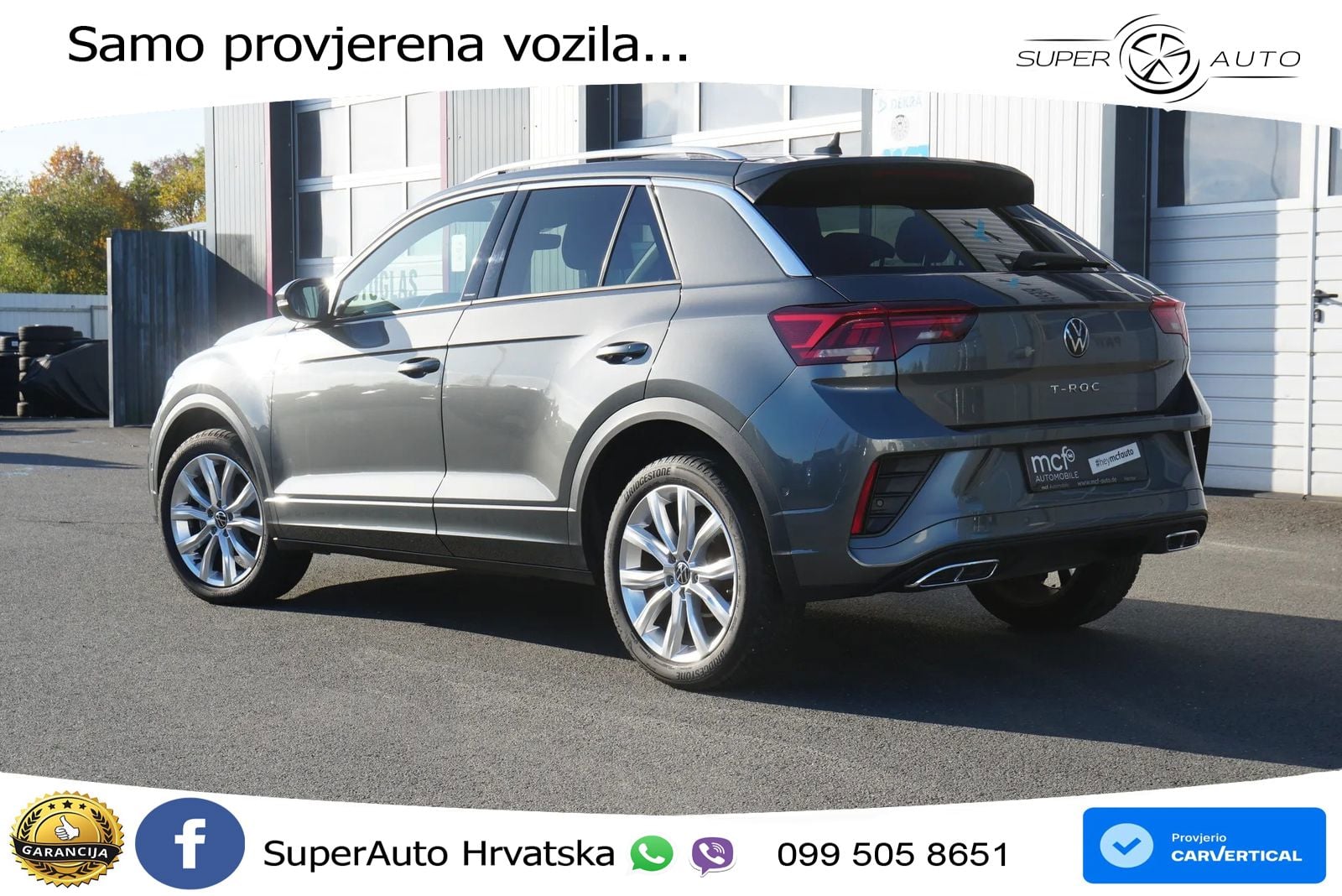 Volkswagen T-Roc 1.5 TSI (150 KS) DSG R-Line LED+GR SJED+ACC
