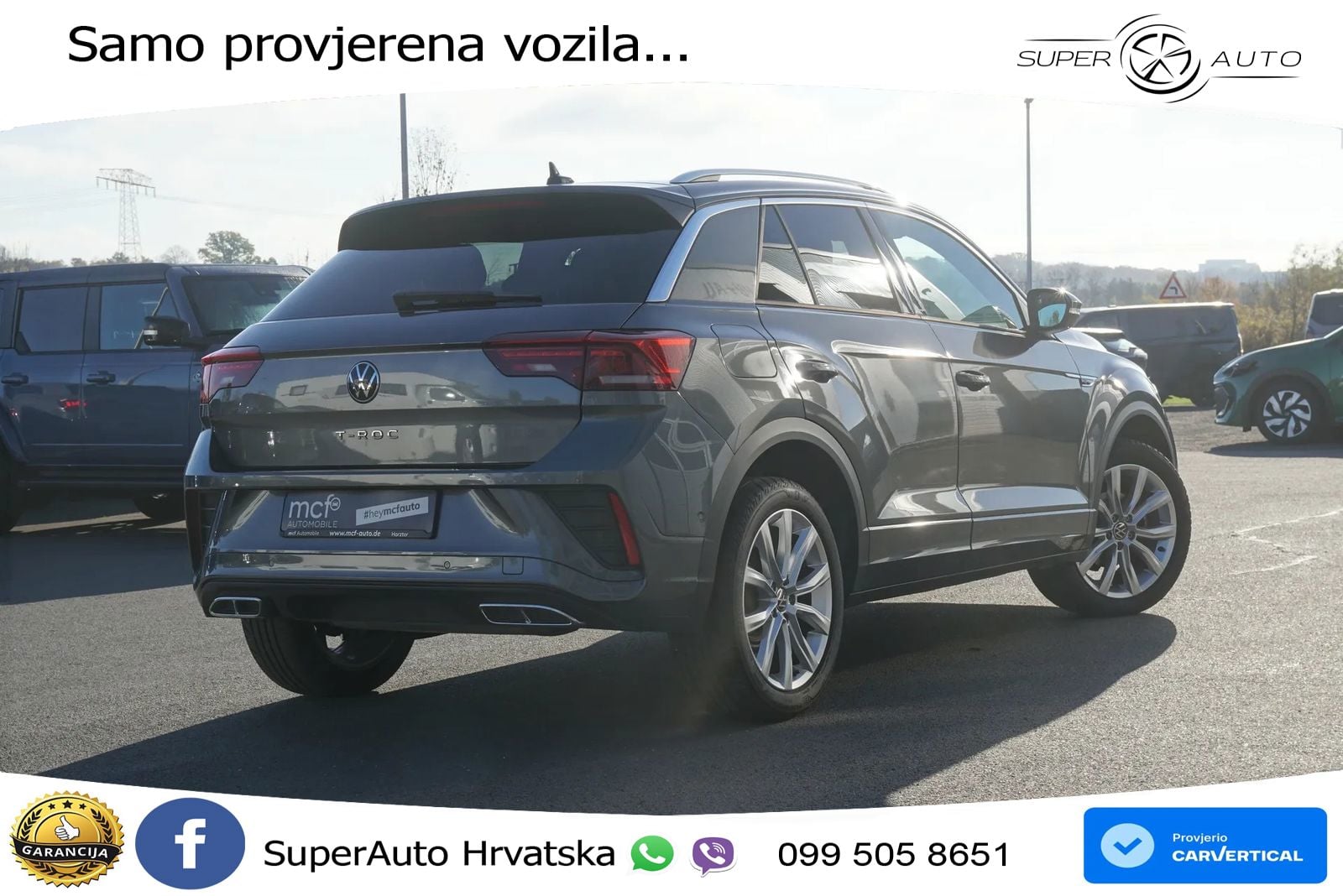 Volkswagen T-Roc 1.5 TSI (150 KS) DSG R-Line LED+GR SJED+ACC