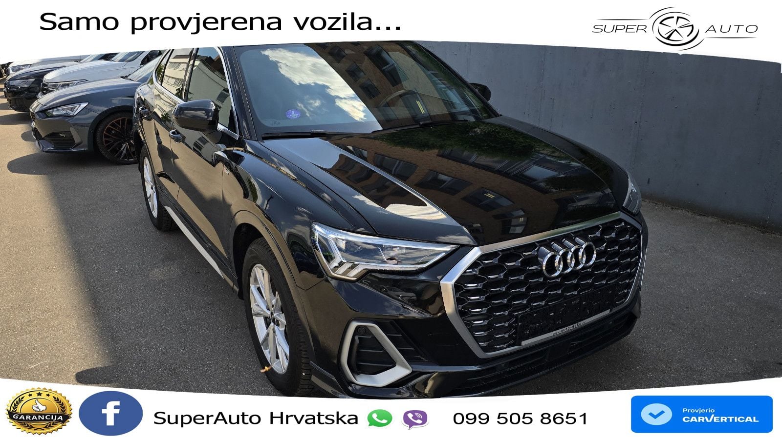 Audi Q3 Sportback 45 TFSIe (245 KS) S tronic S line LED+GR SJED+ACC