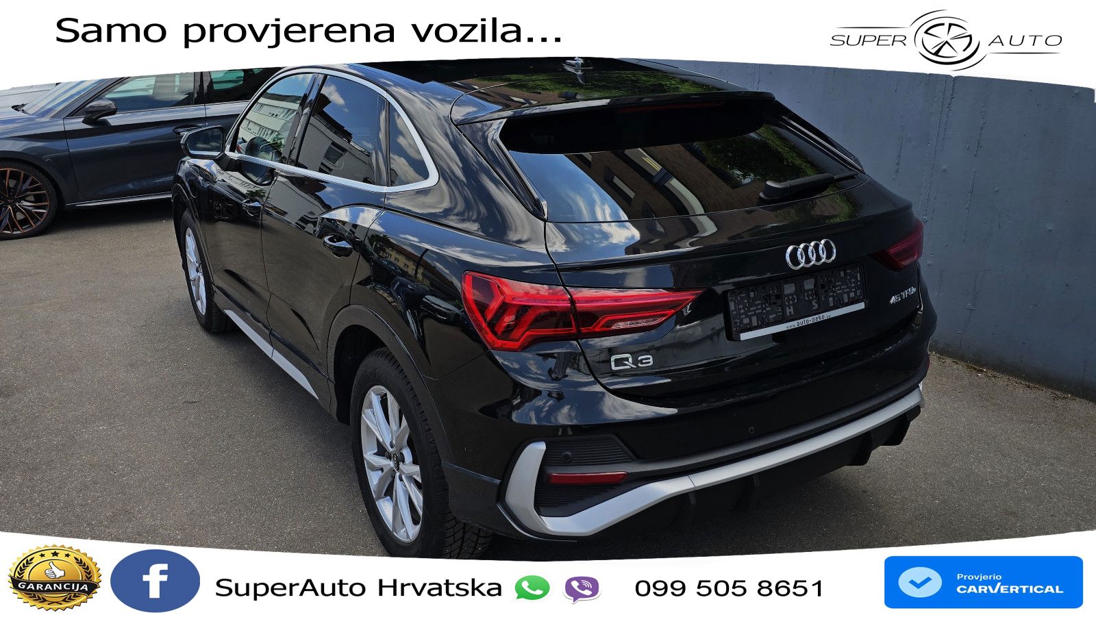 Audi Q3 Sportback 45 TFSIe (245 KS) S tronic S line LED+GR SJED+ACC