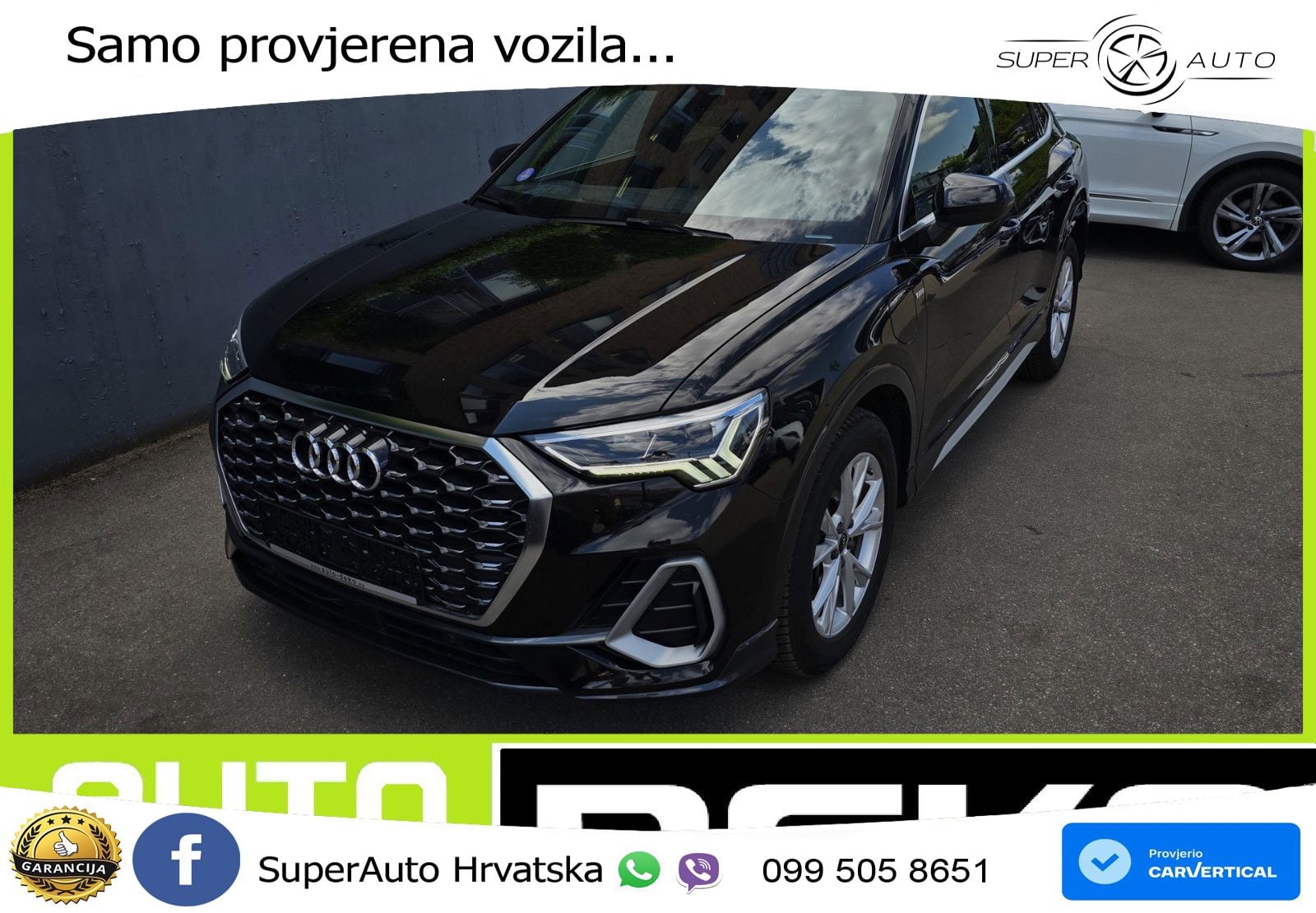 Audi Q3 Sportback 45 TFSIe (245 KS) S tronic S line LED+GR SJED+ACC