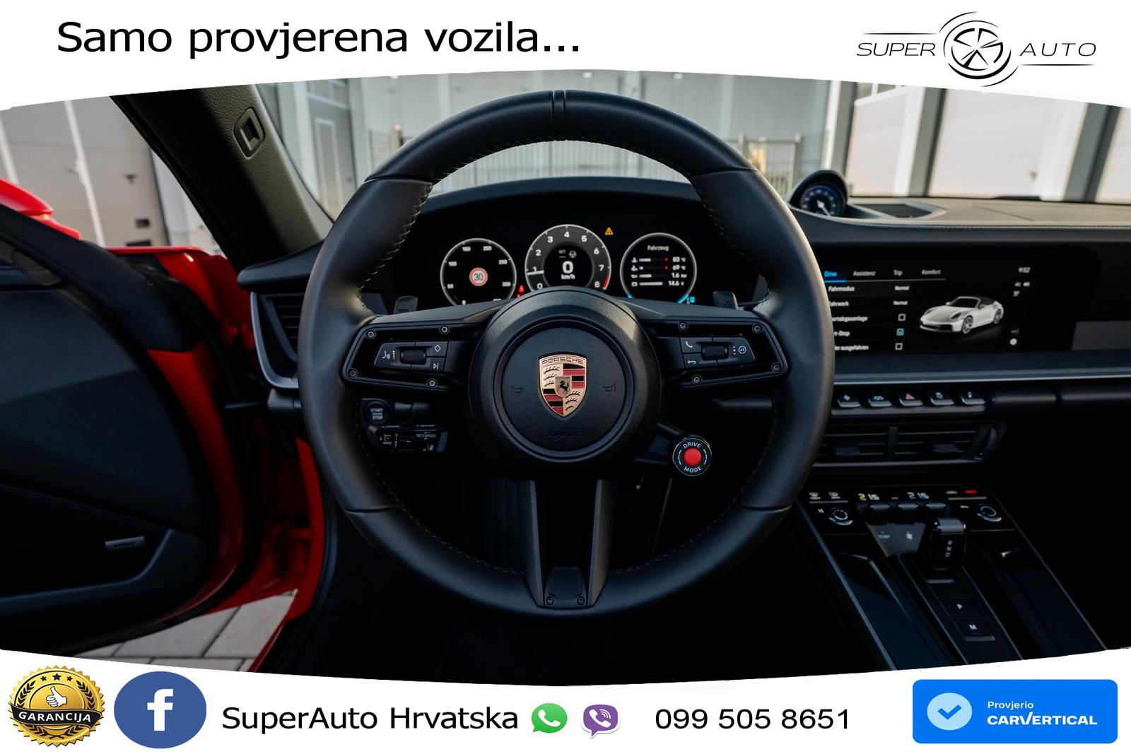 Porsche 911 Carrera GTS Cabriolet 3.0 (480 KS) PDK LED+GR SJED+ACC