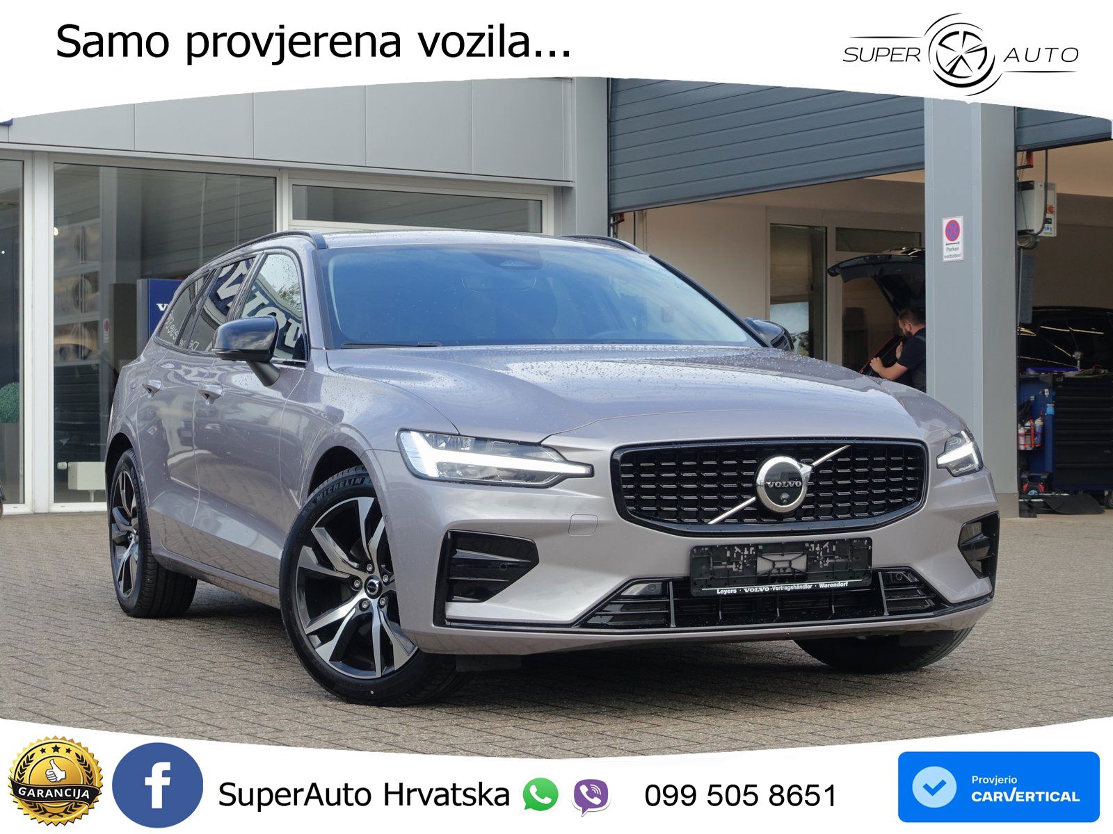Volvo V60 2.0 B4 Benzin DCT ACC+HEAD+4xGR SJED+360+PANO