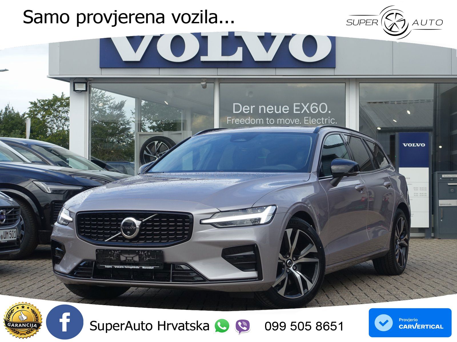 Volvo V60 2.0 B4 Benzin DCT ACC+HEAD+4xGR SJED+360+PANO