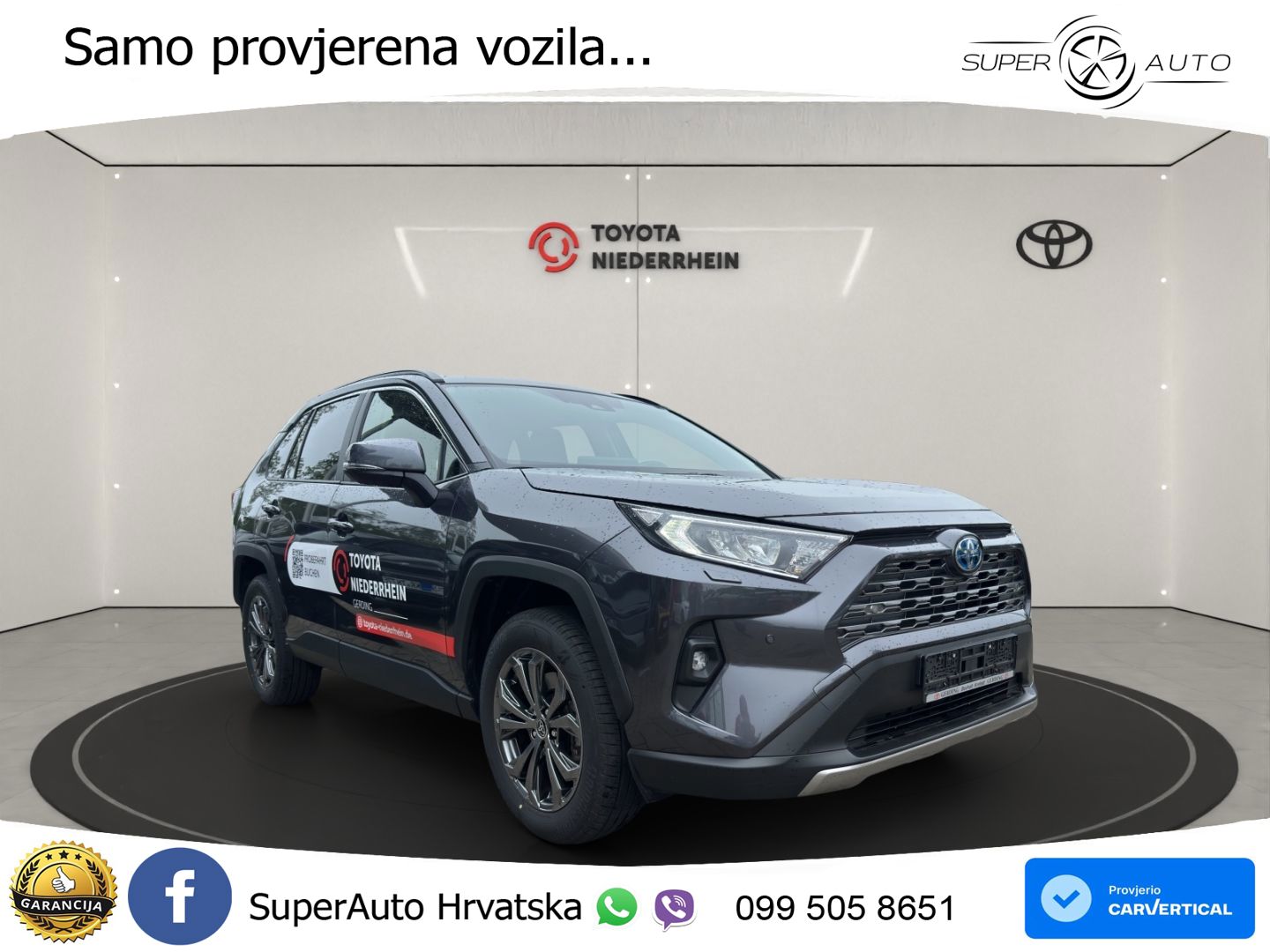 Toyota RAV4 2.5 (218 KS) Hybrid eCVT Teamplayer LED+GR SJED+ACC