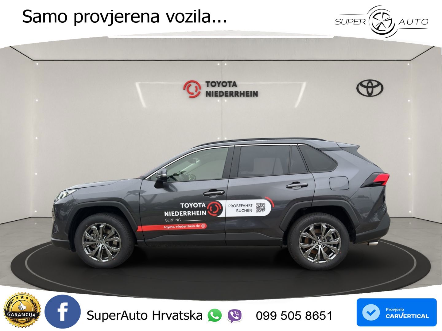 Toyota RAV4 2.5 (218 KS) Hybrid eCVT Teamplayer LED+GR SJED+ACC