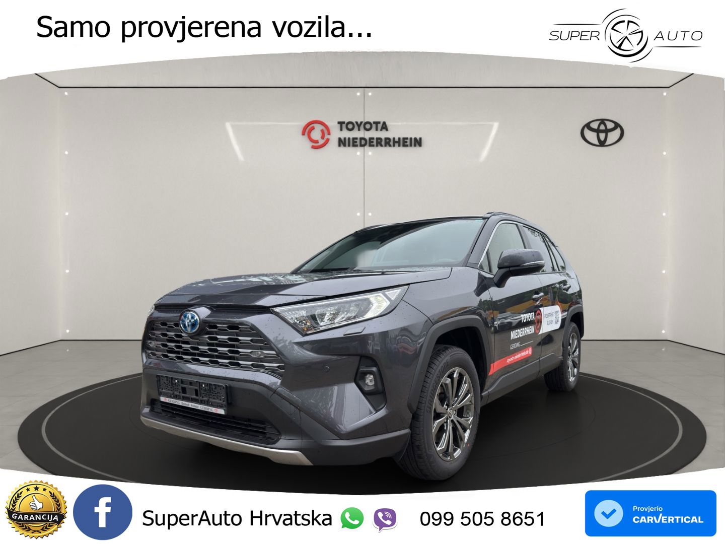Toyota RAV4 2.5 (218 KS) Hybrid eCVT Teamplayer LED+GR SJED+ACC