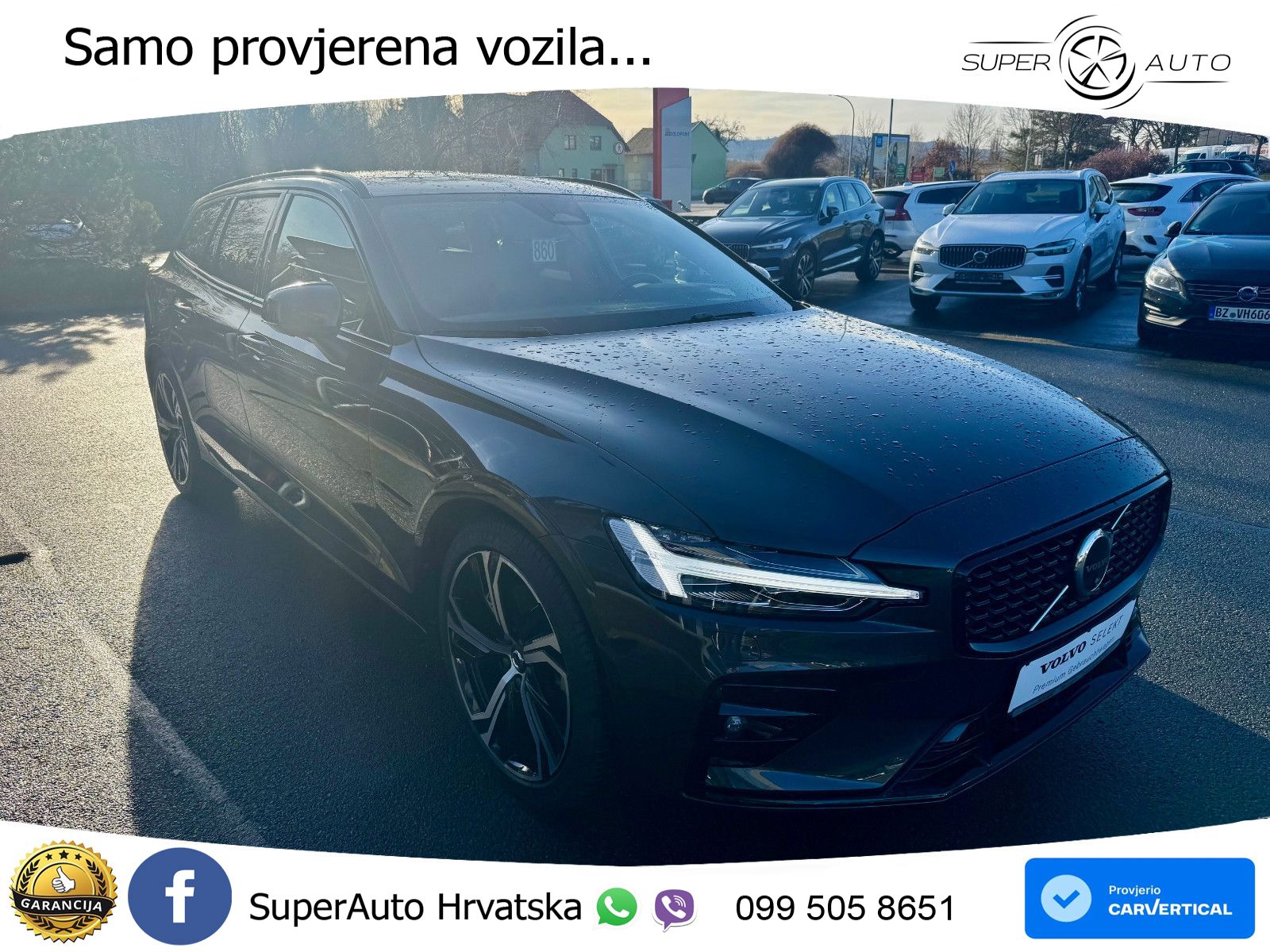 Volvo V60 2.0 B4 Benzin DCT ACC+GR SJED+360+PANO