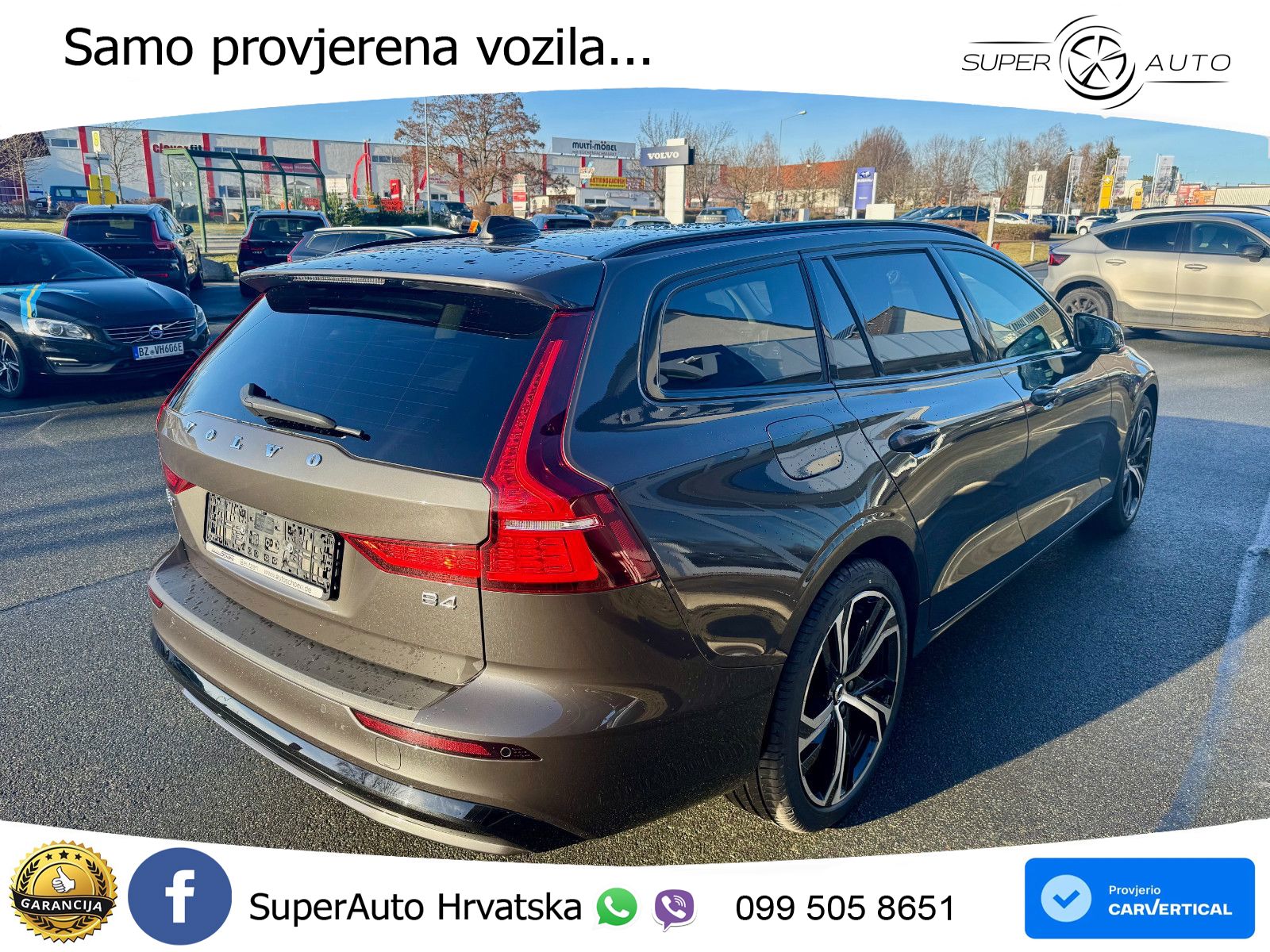 Volvo V60 2.0 B4 Benzin DCT ACC+GR SJED+360+PANO