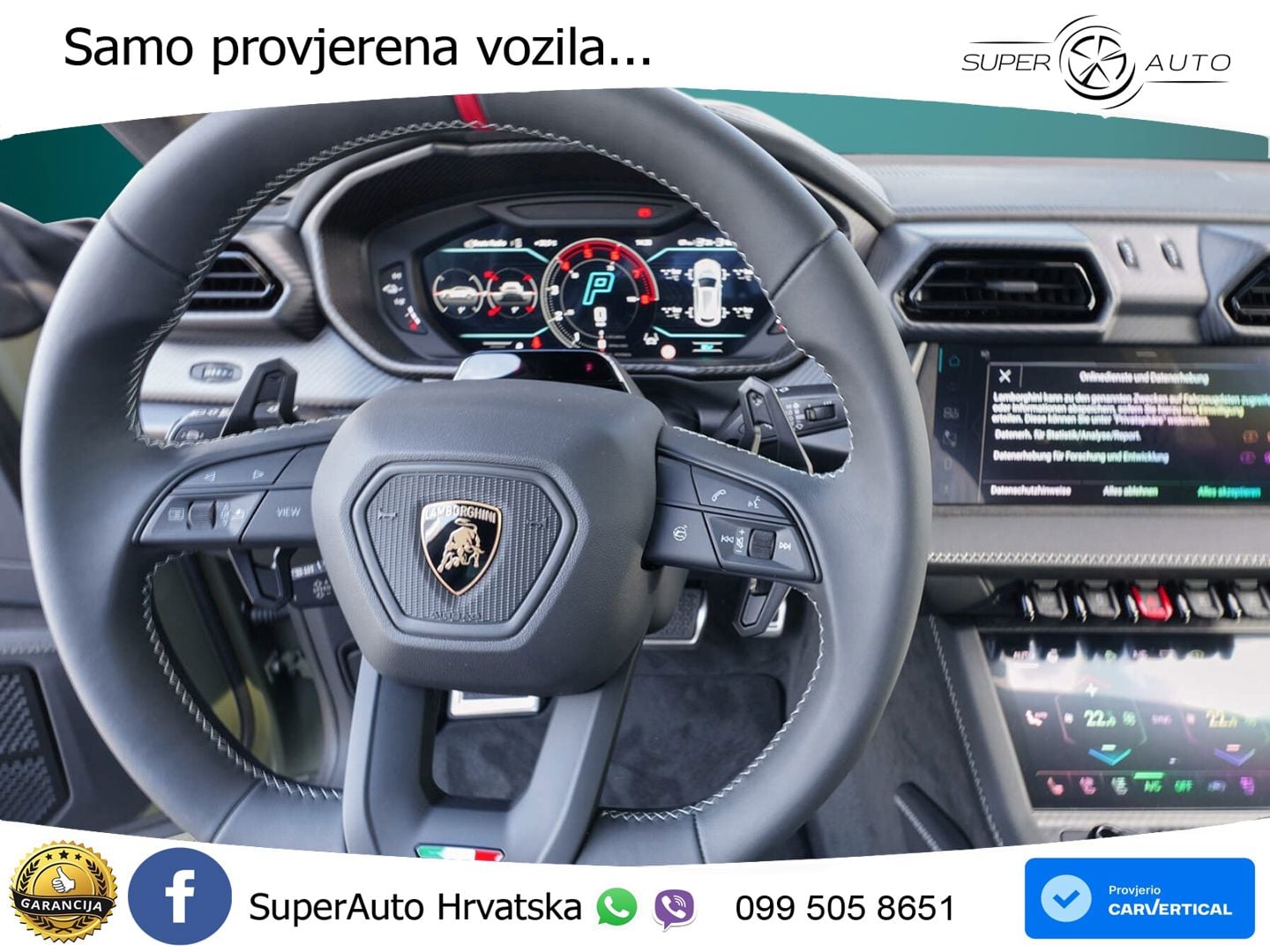 Lamborghini Urus SE 4.0 V8 (800 KS) 4WD Automatic LED+GR SJED+ACC
