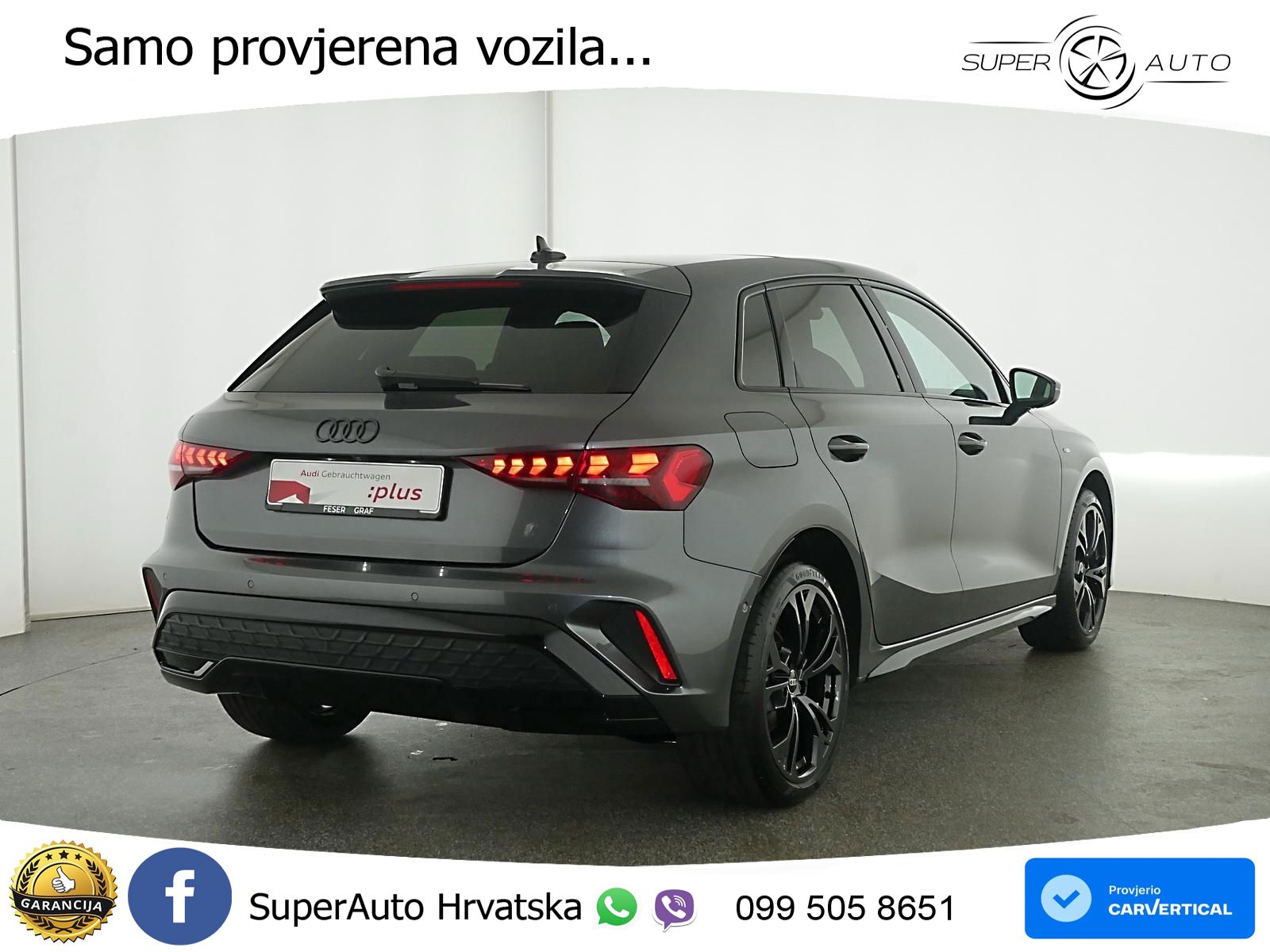 Audi A3 40 TFSIe (204 KS) S tronic S line ACC+GR SJED+360+PANO