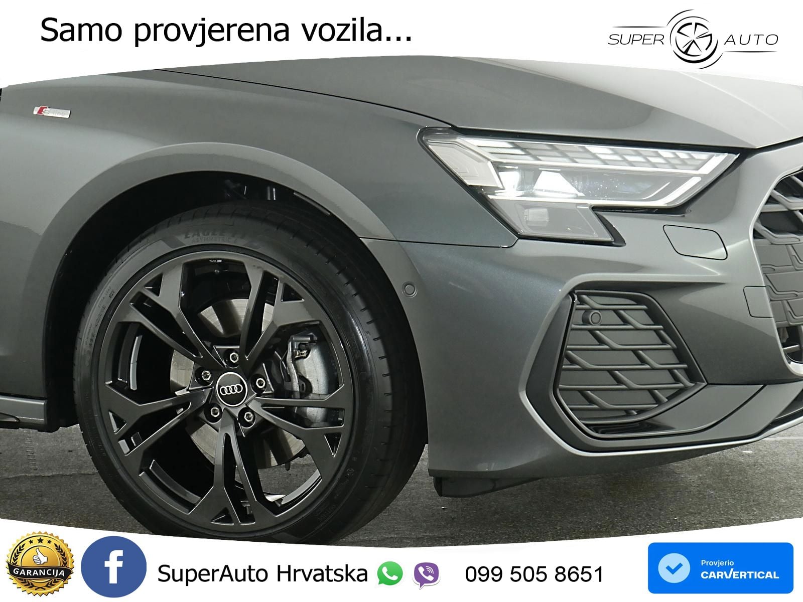 Audi A3 40 TFSIe (204 KS) S tronic S line ACC+GR SJED+360+PANO