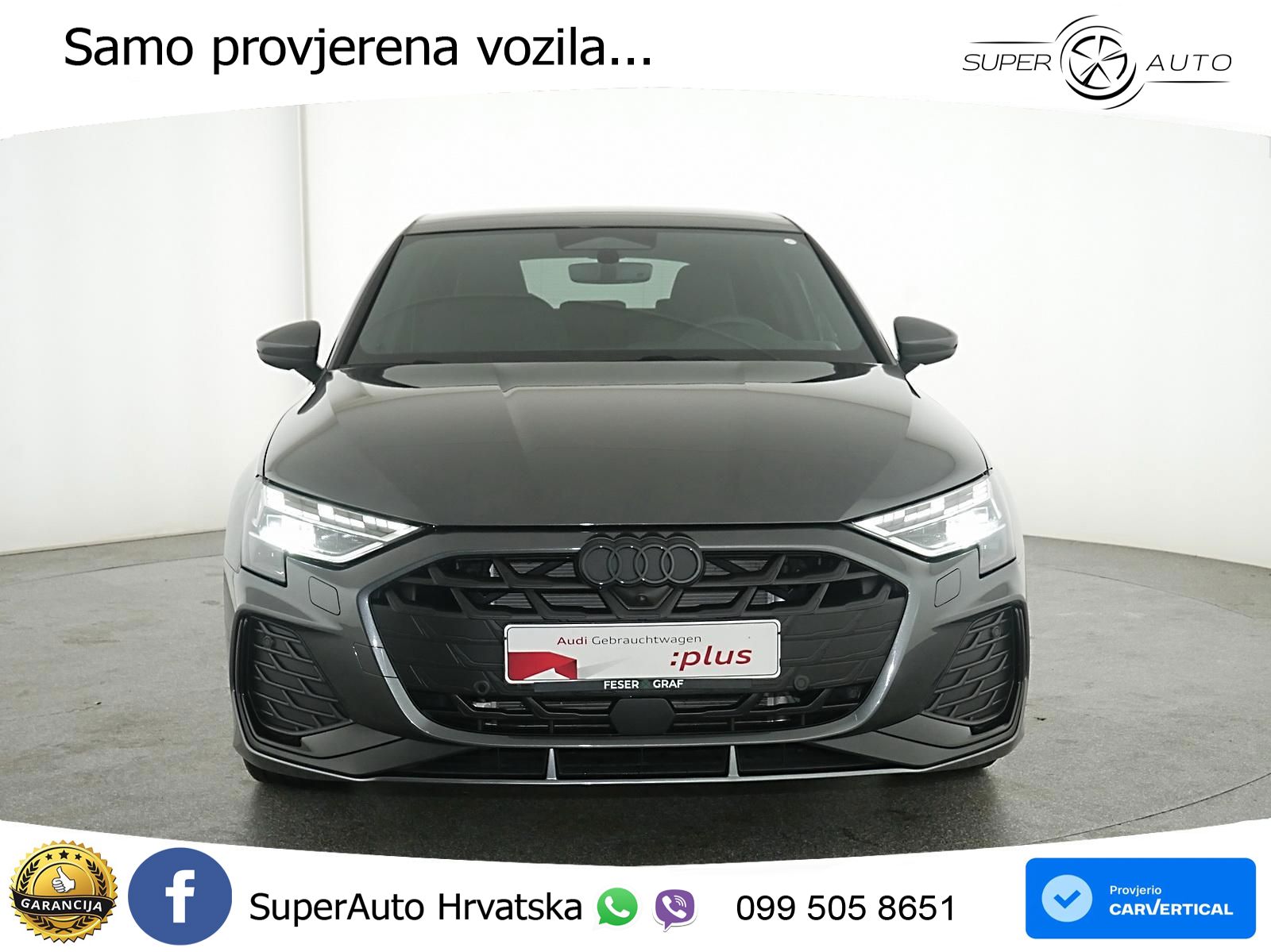 Audi A3 40 TFSIe (204 KS) S tronic S line ACC+GR SJED+360+PANO