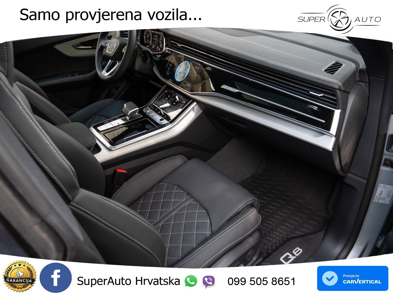 Audi Q8 60 TFSIe V6 (490 KS) quattro Tiptronic S line 489 KS LED+GR SJED+ACC