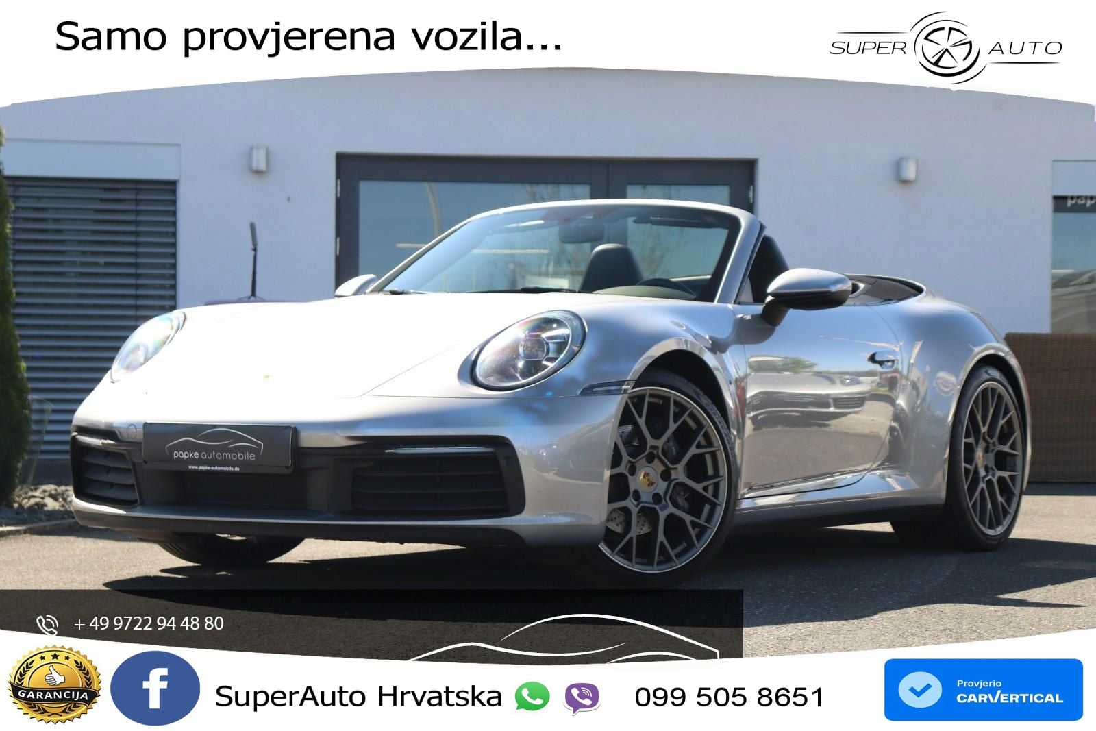 Porsche 911 Carrera Cabriolet 3.0 (385 KS) PDK MATRIX+GR SJED+KAM