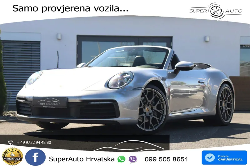 Porsche 911 Carrera Cabriolet 3.0 (385 KS) PDK MATRIX+GR SJED+KAM