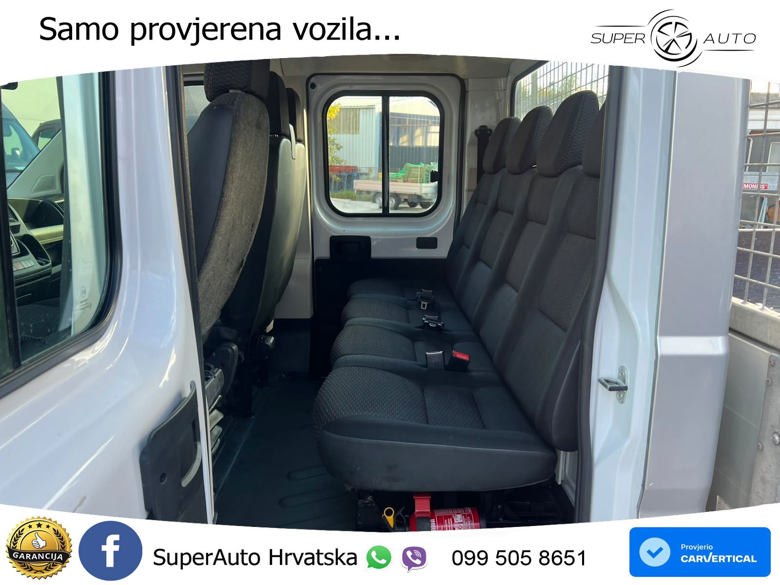 Citroën Jumper 3-Seiten Kipper Doka L4 1.Hand 140 KS