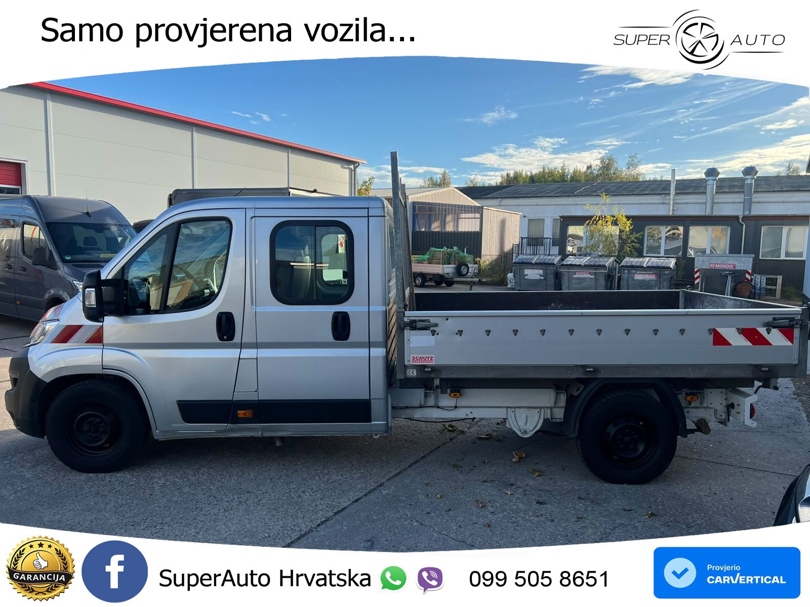 Citroën Jumper 3-Seiten Kipper Doka L4 1.Hand 140 KS