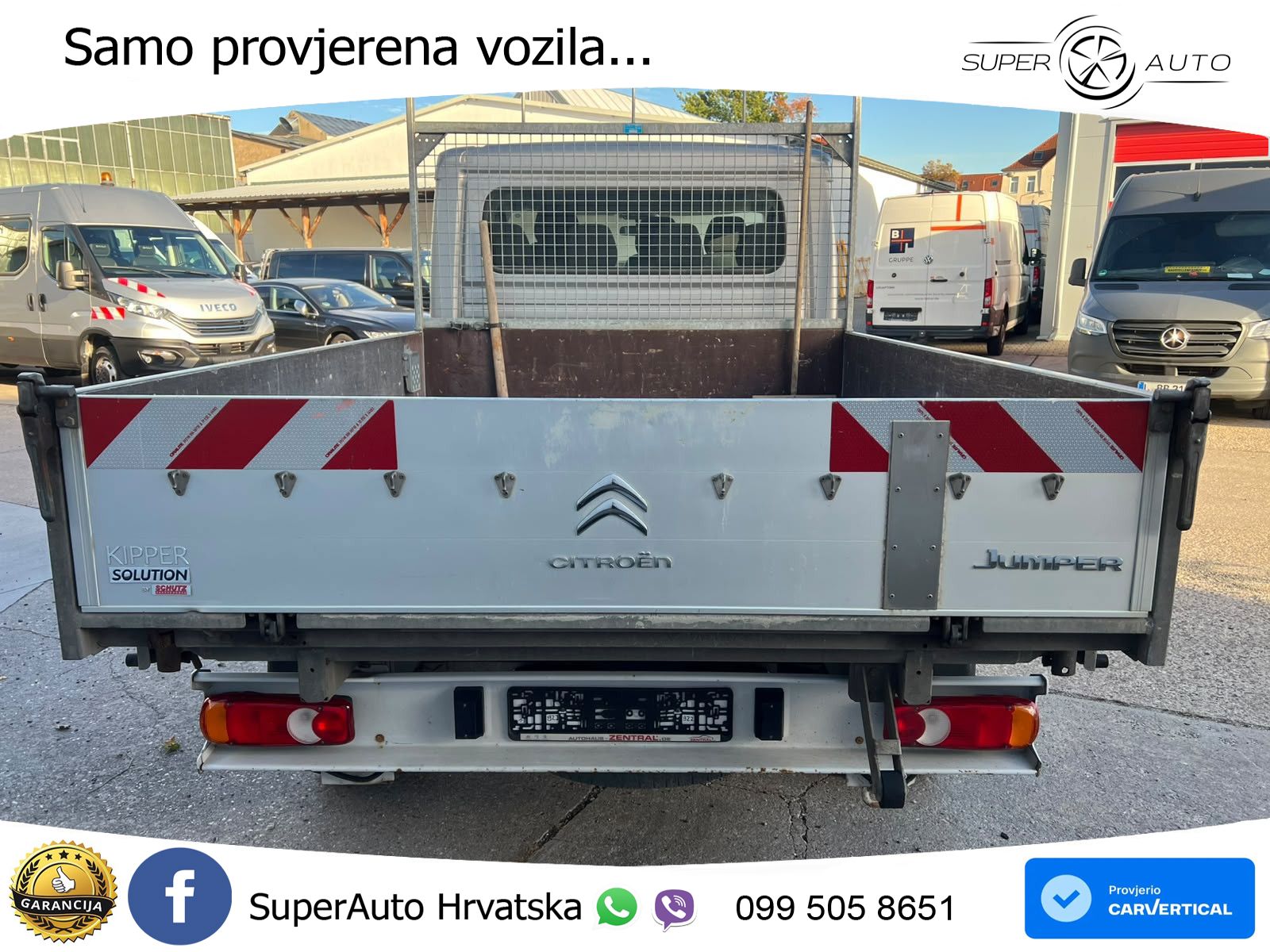 Citroën Jumper 3-Seiten Kipper Doka L4 1.Hand 140 KS