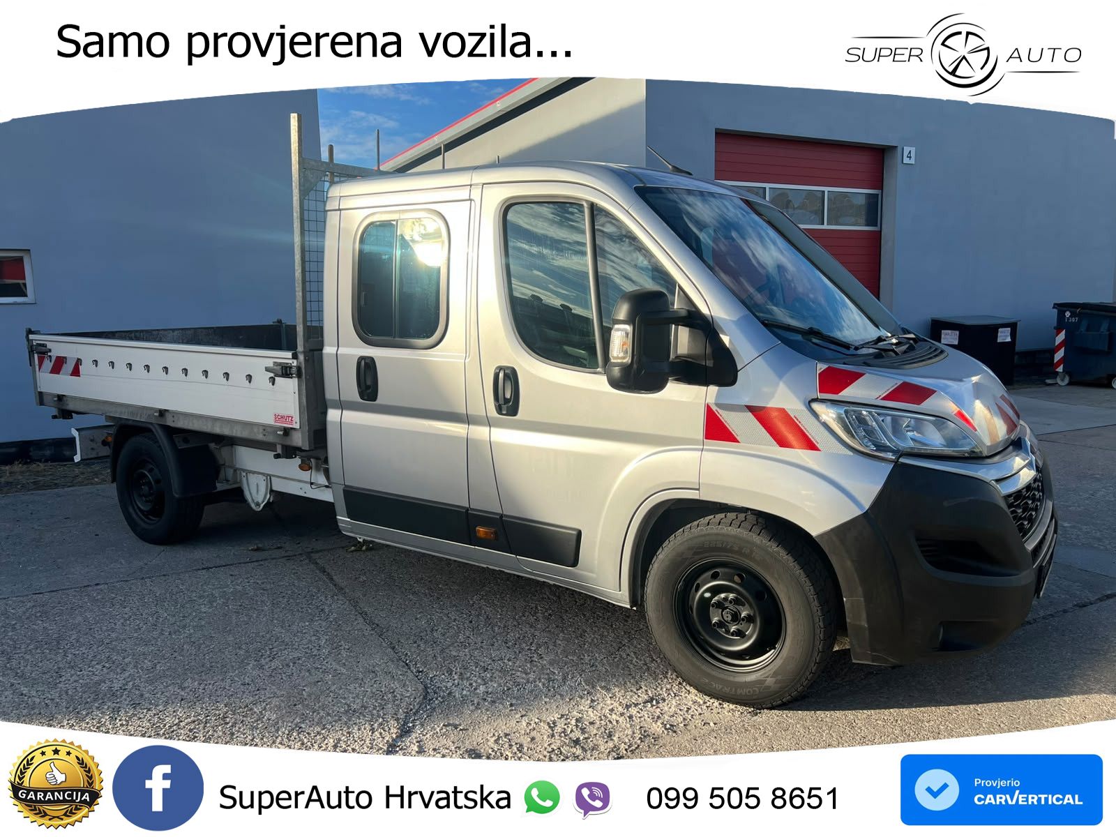 Citroën Jumper 3-Seiten Kipper Doka L4 1.Hand 140 KS