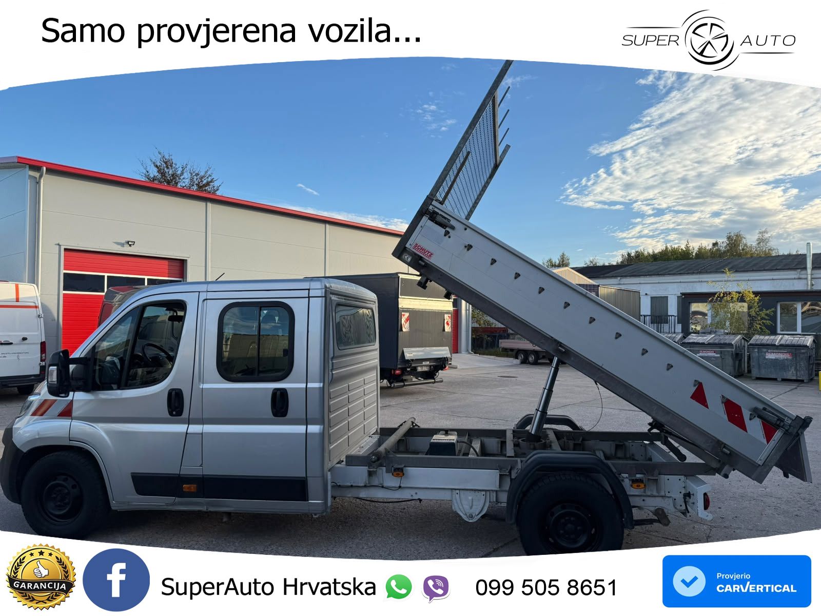 Citroën Jumper 3-Seiten Kipper Doka L4 1.Hand 140 KS